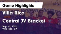 Villa Rica  vs Central JV Bracket Game Highlights - Aug. 12, 2023
