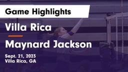Villa Rica  vs Maynard Jackson  Game Highlights - Sept. 21, 2023