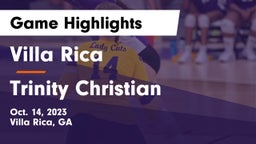 Villa Rica  vs Trinity Christian  Game Highlights - Oct. 14, 2023