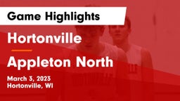 Hortonville  vs Appleton North  Game Highlights - March 3, 2023