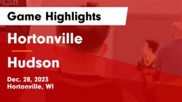 Hortonville  vs Hudson  Game Highlights - Dec. 28, 2023