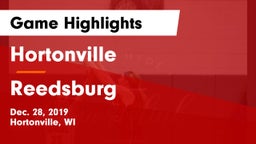 Hortonville  vs Reedsburg Game Highlights - Dec. 28, 2019