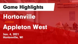 Hortonville  vs Appleton West  Game Highlights - Jan. 4, 2021