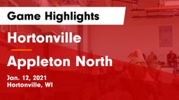 Hortonville  vs Appleton North  Game Highlights - Jan. 12, 2021