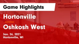 Hortonville  vs Oshkosh West  Game Highlights - Jan. 26, 2021