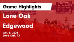 Lone Oak  vs Edgewood  Game Highlights - Oct. 9, 2020
