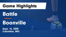 Battle  vs Boonville  Game Highlights - Sept. 15, 2020