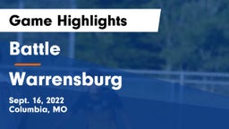 Battle  vs Warrensburg  Game Highlights - Sept. 16, 2022