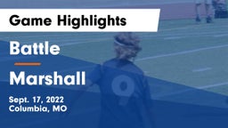 Battle  vs Marshall  Game Highlights - Sept. 17, 2022
