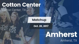 Matchup: Cotton Center High S vs. Amherst  2017