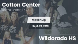 Matchup: Cotton Center High S vs. Wildorado HS 2019