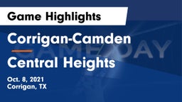 Corrigan-Camden  vs Central Heights  Game Highlights - Oct. 8, 2021
