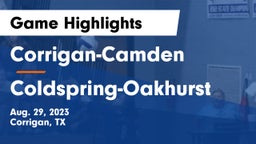 Corrigan-Camden  vs Coldspring-Oakhurst  Game Highlights - Aug. 29, 2023