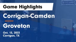 Corrigan-Camden  vs Groveton  Game Highlights - Oct. 13, 2023