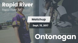 Matchup: Rapid River High Sch vs. Ontonogan  2017