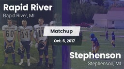 Matchup: Rapid River High Sch vs. Stephenson  2017