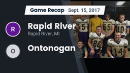 Recap: Rapid River  vs. Ontonogan  2017