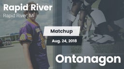 Matchup: Rapid River High Sch vs. Ontonagon  2018