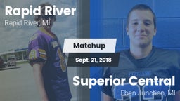 Matchup: Rapid River High Sch vs. Superior Central  2018