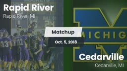 Matchup: Rapid River High Sch vs. Cedarville  2018