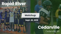 Matchup: Rapid River High Sch vs. Cedarville  2019