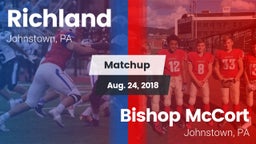 Matchup: Richland  vs. Bishop McCort  2018