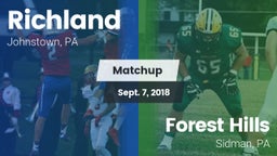 Matchup: Richland  vs. Forest Hills  2018