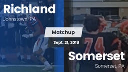 Matchup: Richland  vs. Somerset  2018