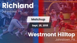 Matchup: Richland  vs. Westmont Hilltop  2018