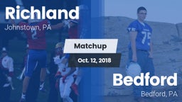Matchup: Richland  vs. Bedford  2018