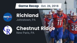 Recap: Richland  vs. Chestnut Ridge  2018