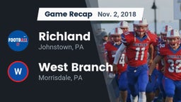 Recap: Richland  vs. West Branch  2018