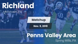 Matchup: Richland  vs. Penns Valley Area  2018