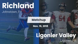 Matchup: Richland  vs. Ligonier Valley  2018