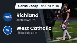 Recap: Richland  vs. West Catholic  2018