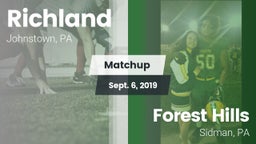 Matchup: Richland  vs. Forest Hills  2019