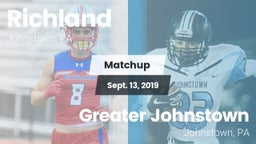 Matchup: Richland  vs. Greater Johnstown  2019