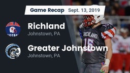 Recap: Richland  vs. Greater Johnstown  2019