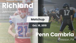 Matchup: Richland  vs. Penn Cambria  2019