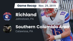 Recap: Richland  vs. Southern Columbia Area  2019