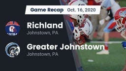 Recap: Richland  vs. Greater Johnstown  2020