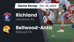 Recap: Richland  vs. Bellwood-Antis  2020