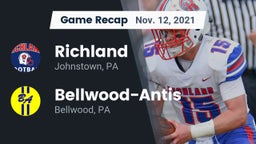 Recap: Richland  vs. Bellwood-Antis  2021