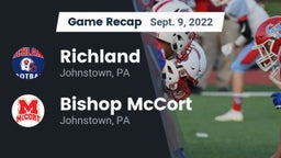 Recap: Richland  vs. Bishop McCort  2022