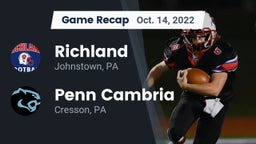 Recap: Richland  vs. Penn Cambria  2022