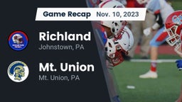 Recap: Richland  vs. Mt. Union  2023