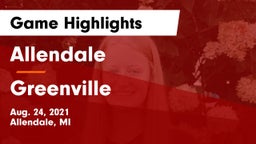 Allendale  vs Greenville Game Highlights - Aug. 24, 2021