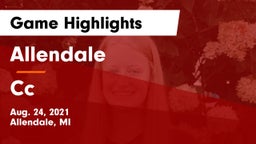 Allendale  vs Cc Game Highlights - Aug. 24, 2021