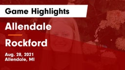 Allendale  vs Rockford Game Highlights - Aug. 28, 2021