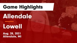 Allendale  vs Lowell  Game Highlights - Aug. 28, 2021
